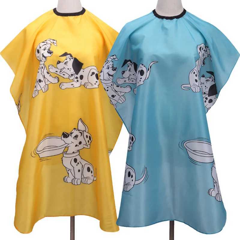 Childrens hairstyle Cape cartoon waterproof salon hairdresser hair wrapping dyeing apron childrens hair cutting soft cloth styling tool W240814