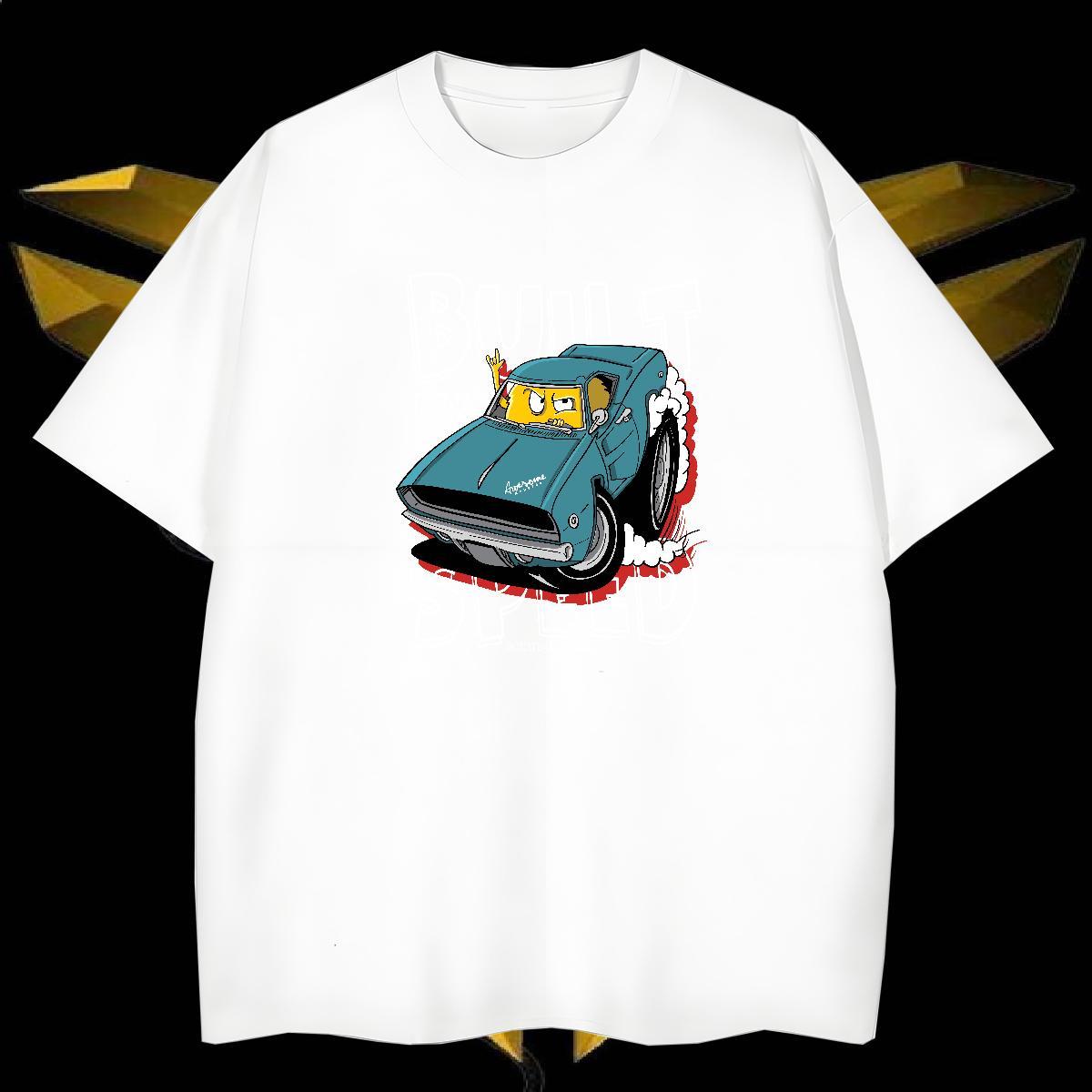 Man T Shirts 230g Pure Cotton role Spring Summer Breathable Short Sleeve Anime Tshirts New Arrival Comfortable Tees Shirts