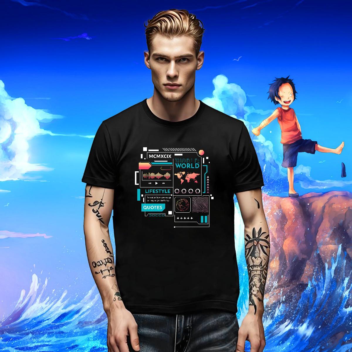 Free Shipping Tshirts Street wear Hip Hop 230g Cotton Oversized 4XL O Neck Short Sleeves letter Man T Shirts Casual New Tee Shirt