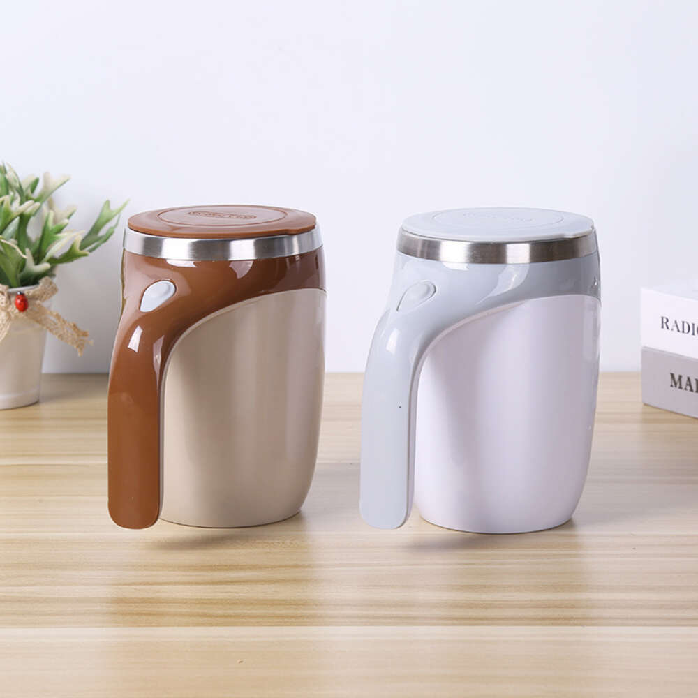 Magnetic Electric Drink Preparation Cup for Cozy Beverages - USB Rechargeable Auto-Mixer by Celebrities' Choice