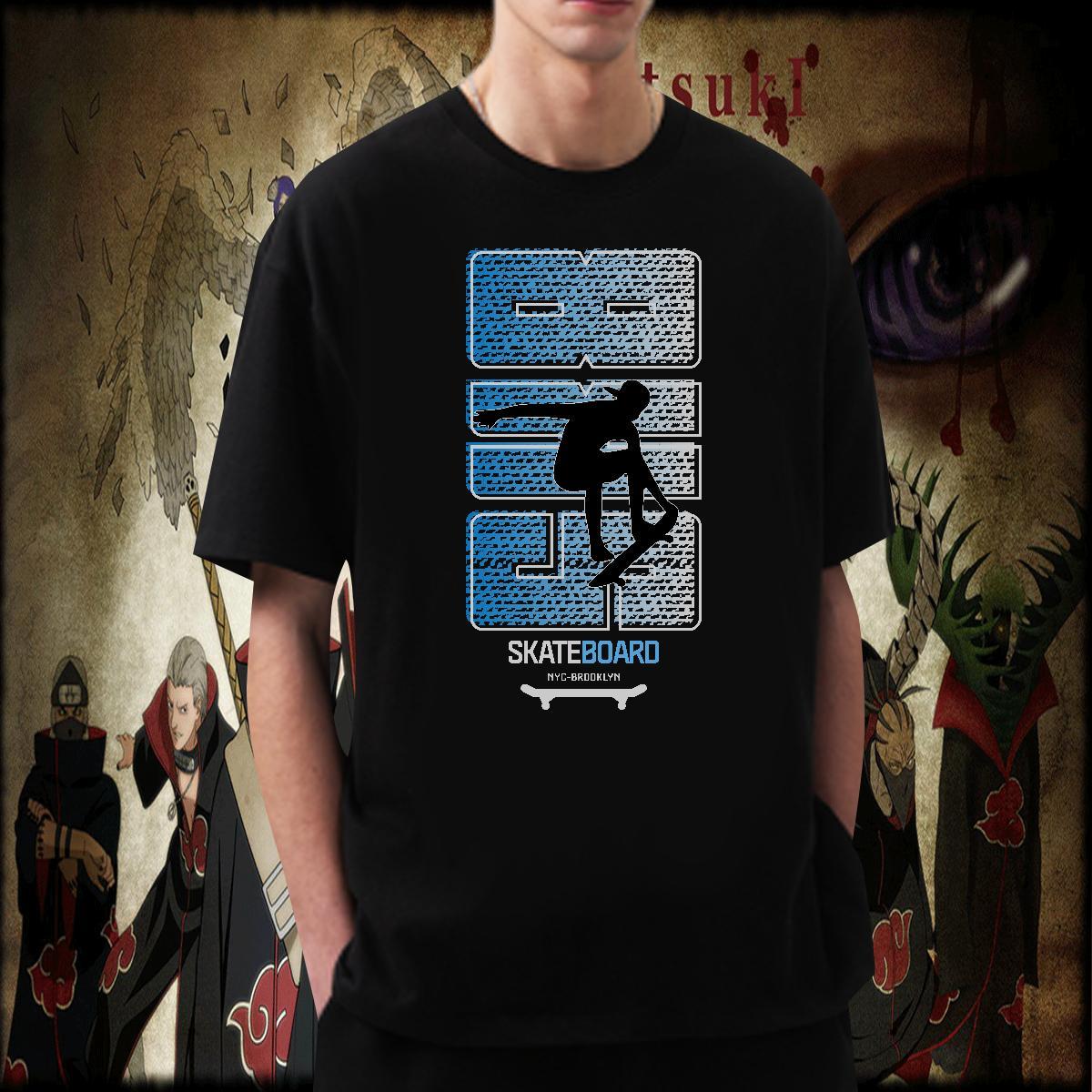 Loose Fit portrait T shirt Anime Printing Street Men Clothes T-Shirt 230g Cotton Classic Casual Breathable Short Sleeve Custom Print Oversized Tshirts