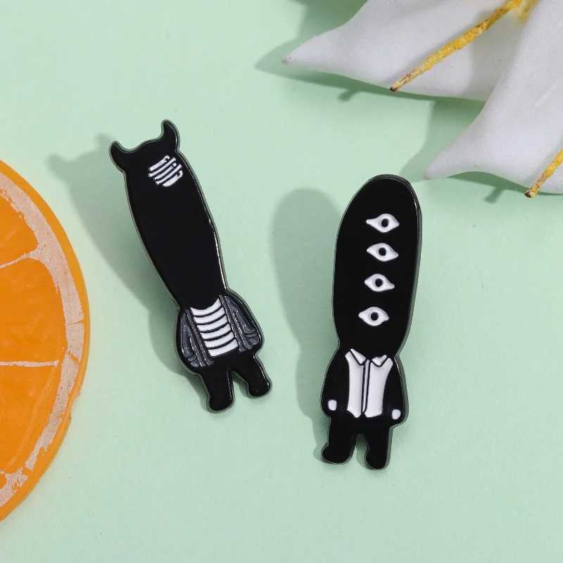 Cartoon Oyasumi Punpun enamel pin custom animal wholesale badge cute skylark lapel gift goodnight punk brooch W240815