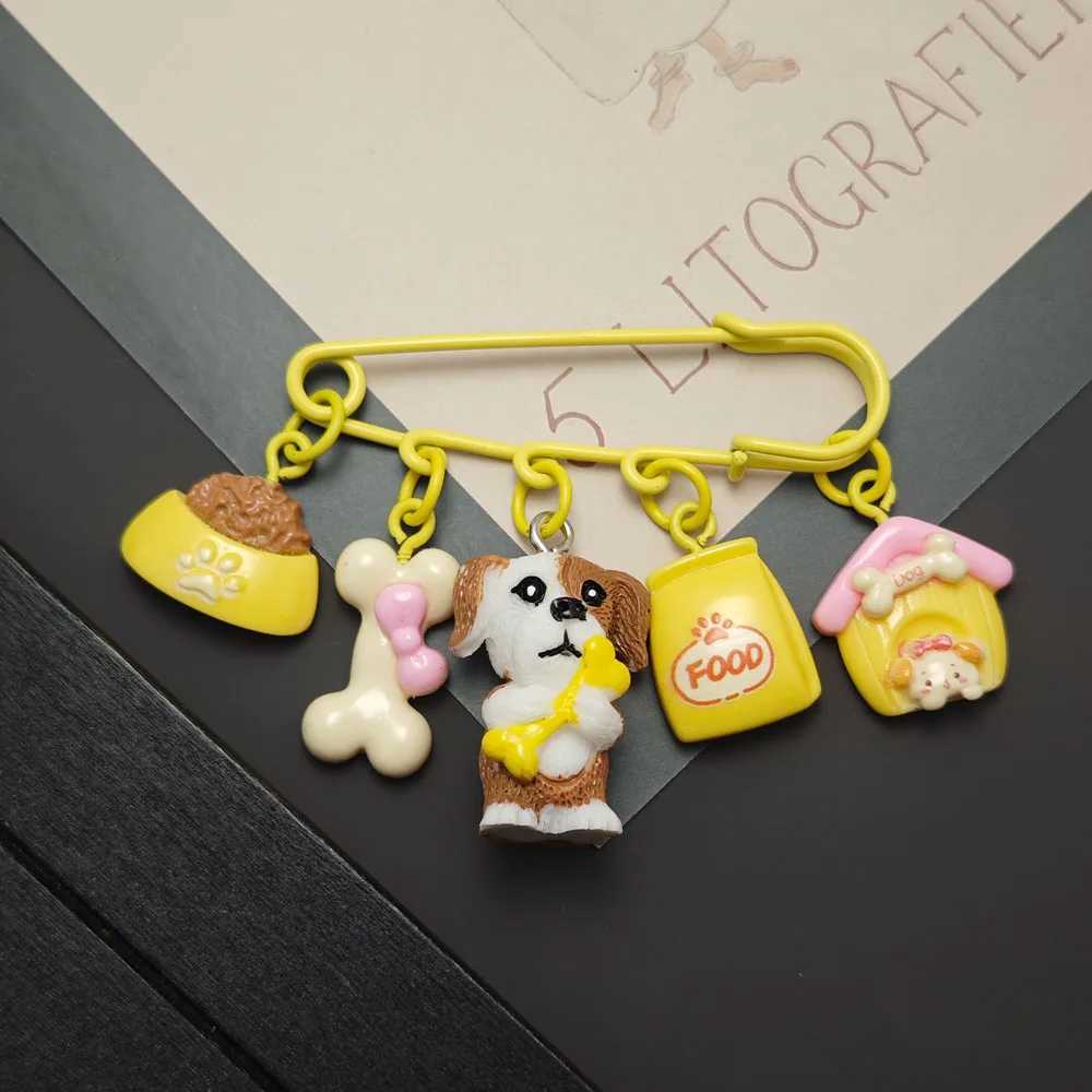 3D Resin Jack Russell Terrier Dog Brooch Dobbin Brooch Teddy Club W240815