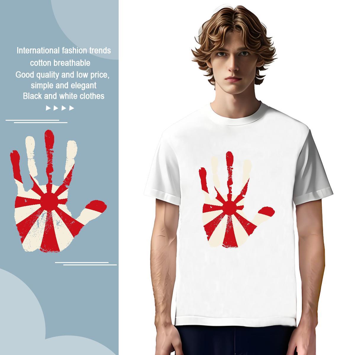 T shirt 230g Cotton painting Spring Summer Breathable Short Sleeve Oversized 4XL Tshirt for Man Woman New Arrival TOP Quality Wear