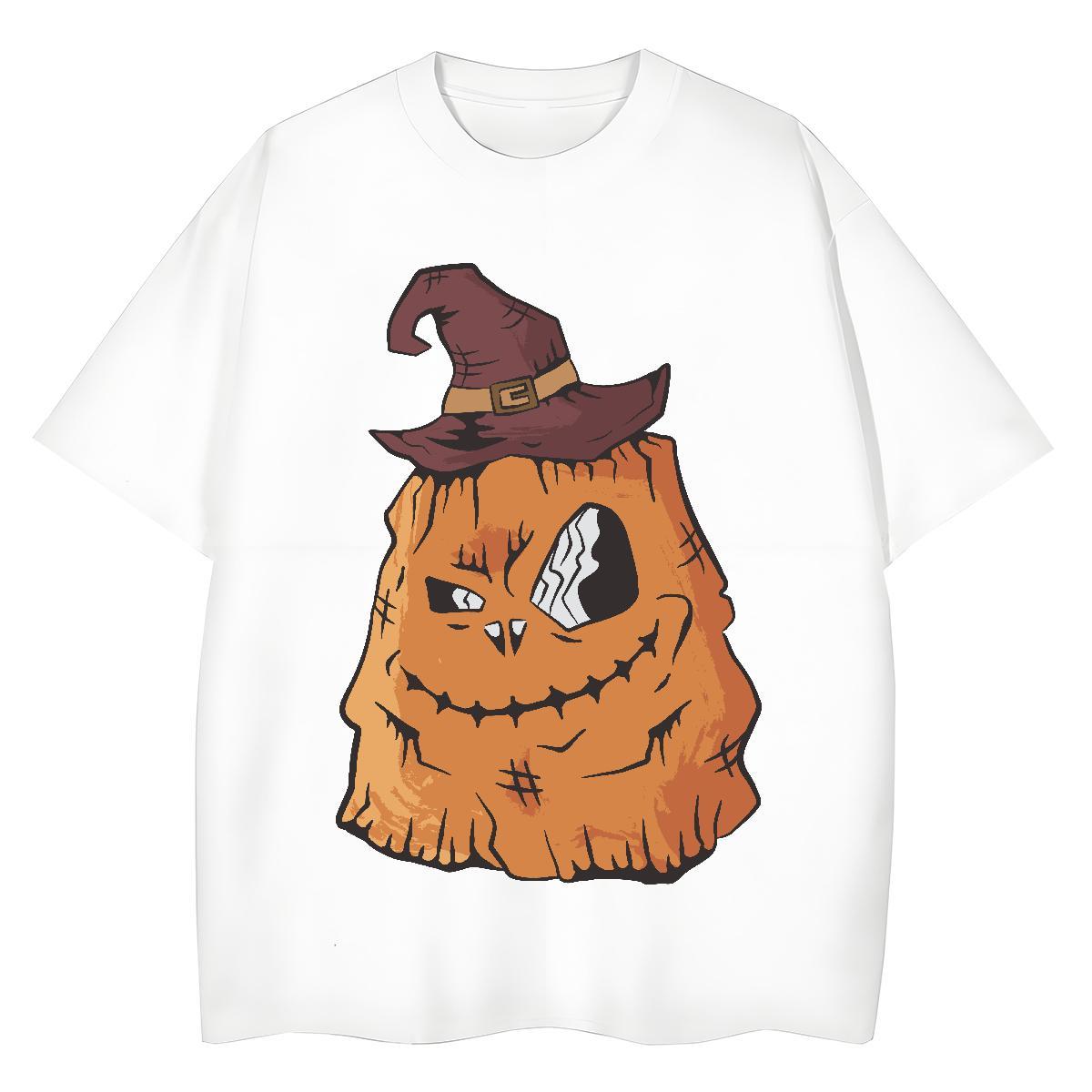 Free Shipping T Shirts Men hat Breathable Crew Neck Hip Hop Cartoon Print 230g Cotton Tshirt for Man Woman DIY Tshirts