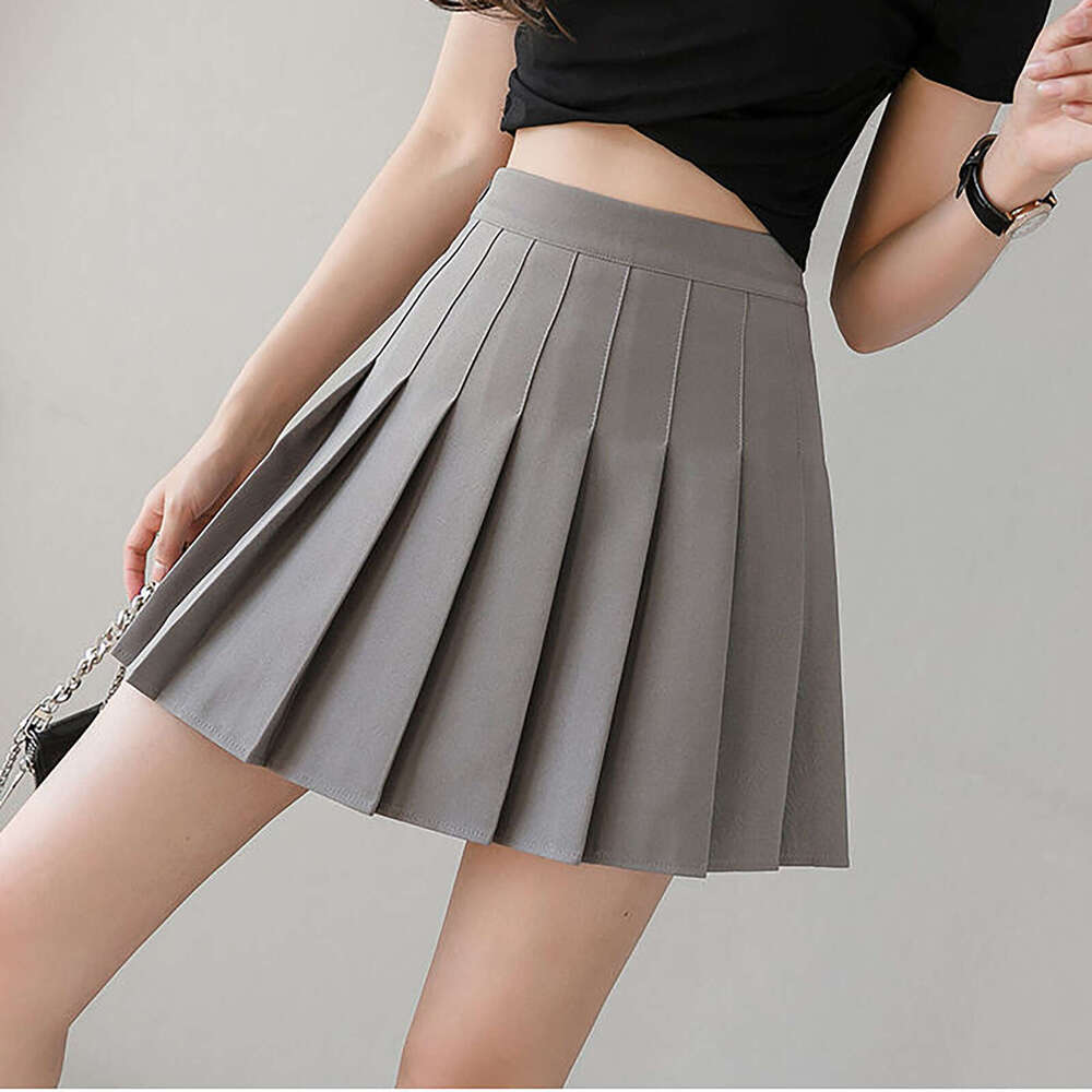 Ladies 2023 Fashion High Haruku Korean Style Pleated Mini Waist Casual Tennis Skirt Female Summer Clothes