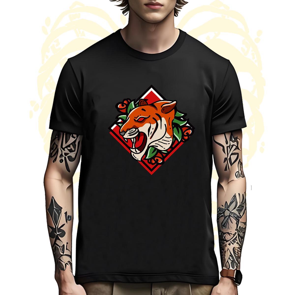 Cool Design Man T Shirts O-Neck Short Sleeve Home Outdoor Skull 100% Cotton 230g Tshirts Casual New Polos