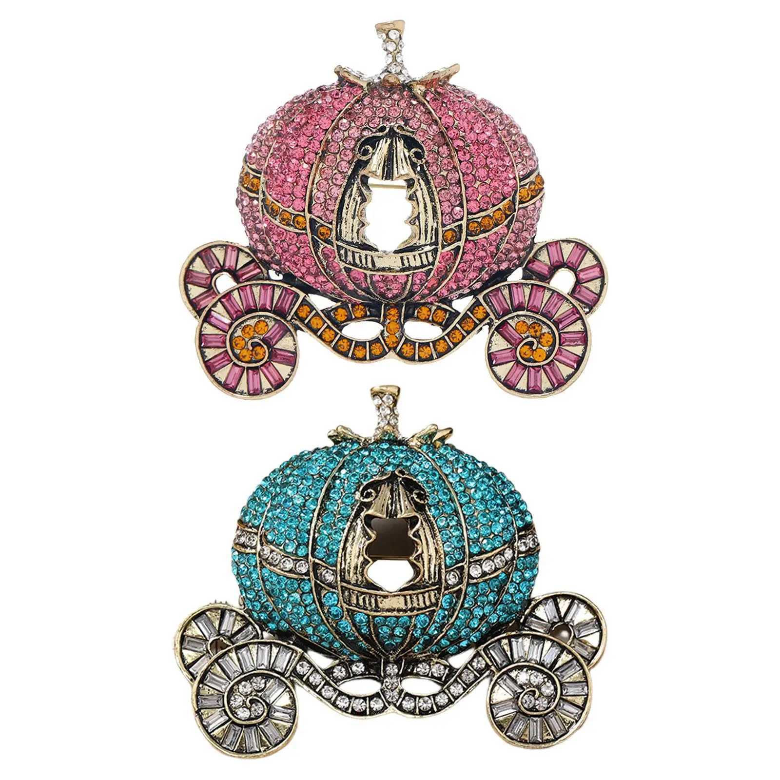 Pumpkin carrier brooch vintage lapel pin for wedding party hats W240815