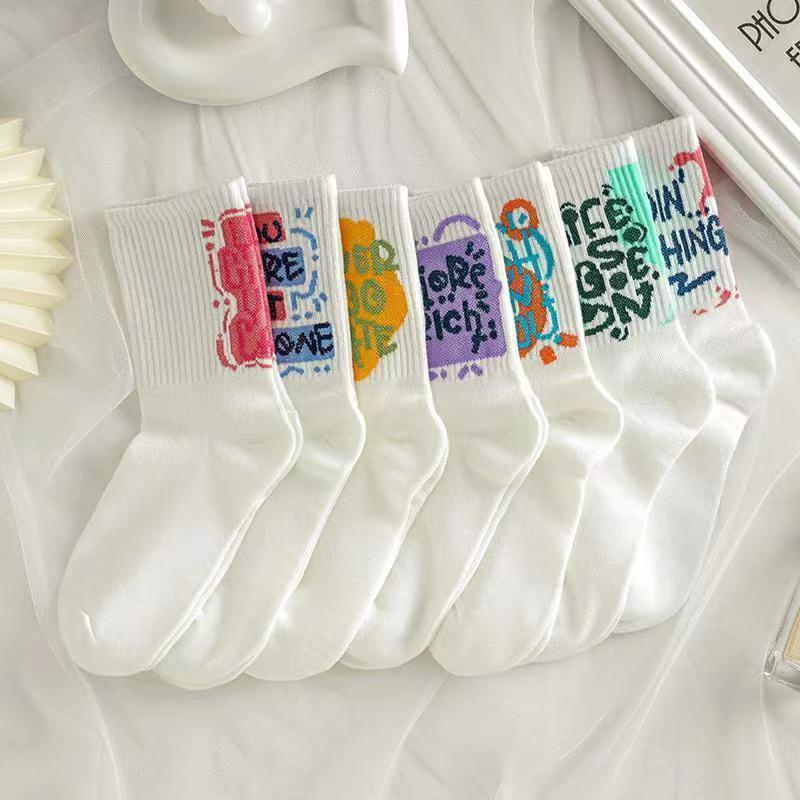Japanese Inspired Kids Sport Socks - Comfortable Mid Tube Fit for Spring and Summer Styles