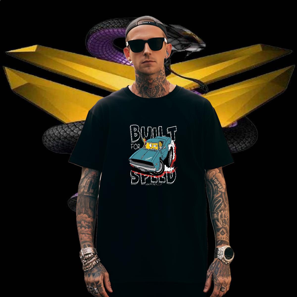 Man T Shirts 230g Pure Cotton role Spring Summer Breathable Short Sleeve Anime Tshirts New Arrival Comfortable Tees Shirts