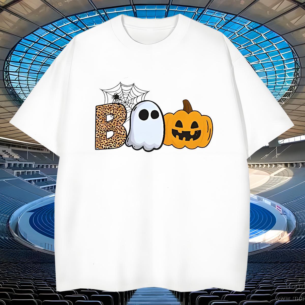 Loose T shirt pumpkin O-Neck Short Sleeve Spring Summer Custom Printing 100% Cotton 230g Mens Tshirts Classic Casual Tops Tees