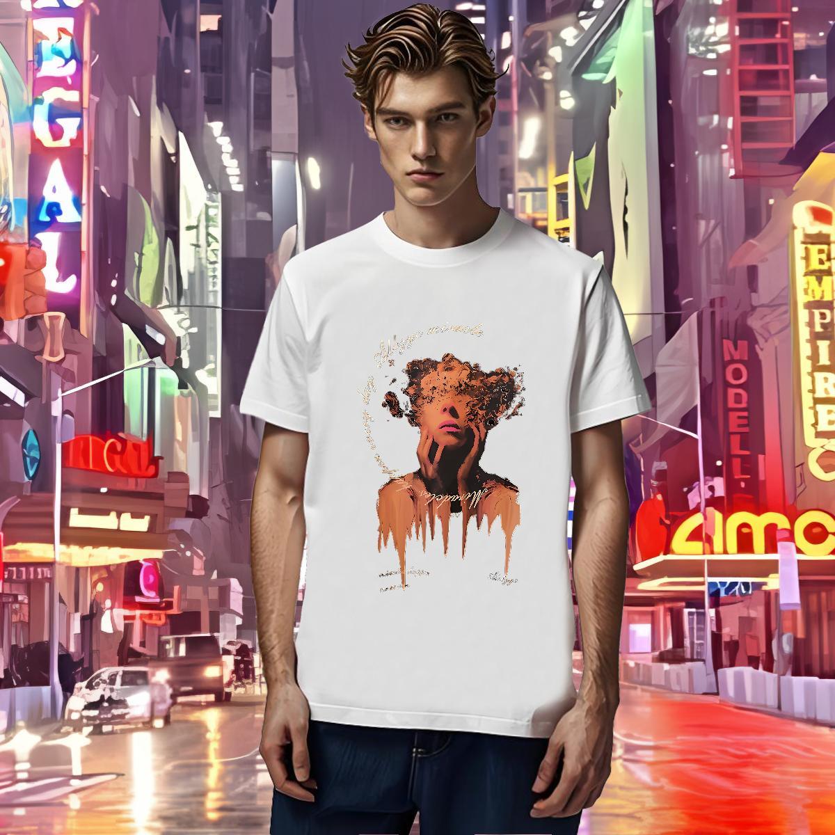 Men T Shirts 100% Cotton 230g Terror Outdoor Breathable Short Sleeve Black White Men Tops Tees Fashion Casual Wholesale Polos