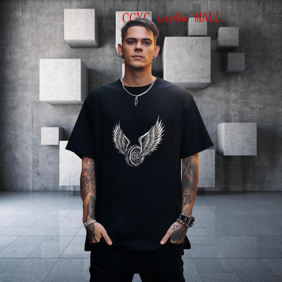 Popular Men Tees Daily Wear 230g 100% Cotton Custom Printed Breathable Crew Neck Motorcycle T shirt Designer Fashion Tops Shirt