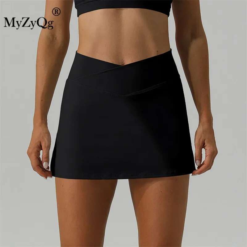 Women MyZyQg Tennis Slim-fit Yoga Short Breathable Mini Running Fiess Release Light Sports Skirt