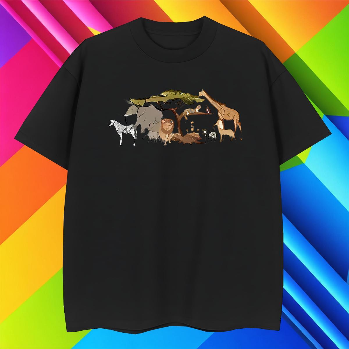 High Quality T Shirts Men horse Crew Neck Street Wear DIY Anime 100% Cotton 230g Tshirts Fashion Design Tee Shirt