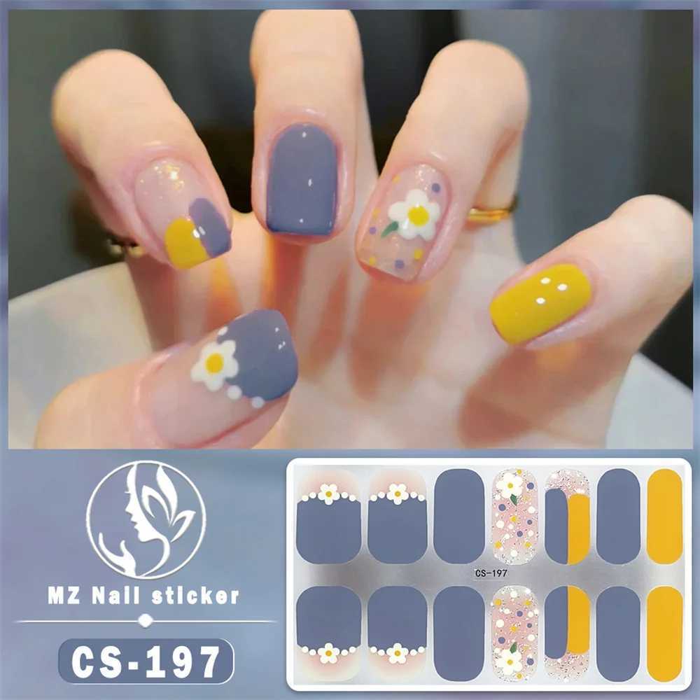 Comfortable To Wear Sticker Simple And Fashionable Bake Free Gel Long-lasting Wear Festival Design Gel Nail Polish Nail StickersXJ240814