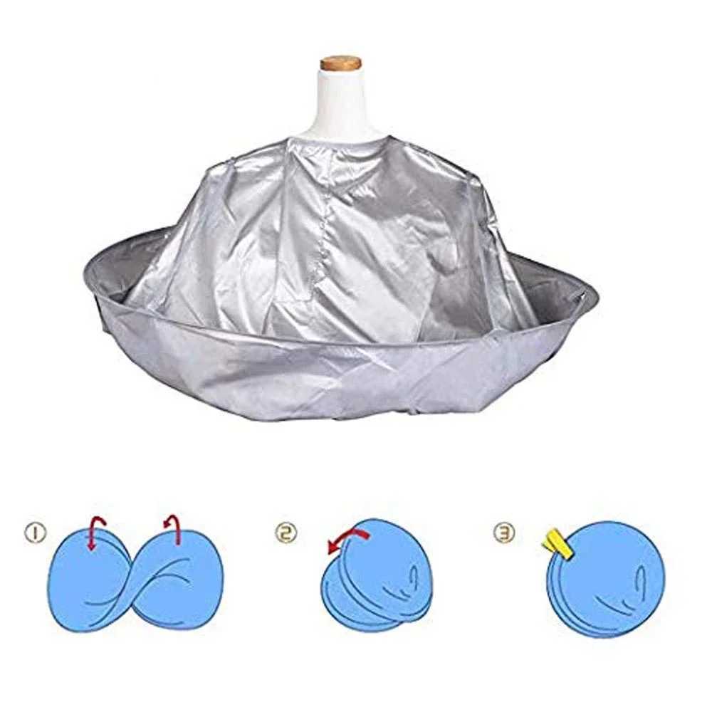 Barber apron coat salon barber professional stylist Kepler hair cloak home cleaning protector W240814