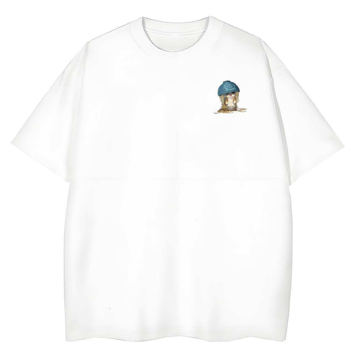 T-Shirts for Men 230g 100% Cotton cat Sport O Neck Short Sleeves Custom Anime Couples T Shirts Designer Fashion Cool Design Tops Shirt