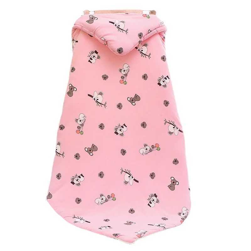 Baby Cartoon Blanket Newborn Supplies Blanket Warm Baby Sleeping Bag Winter Kid Sleep Sack Foot Muff Stroller Cotton Sleep Sack Y240814