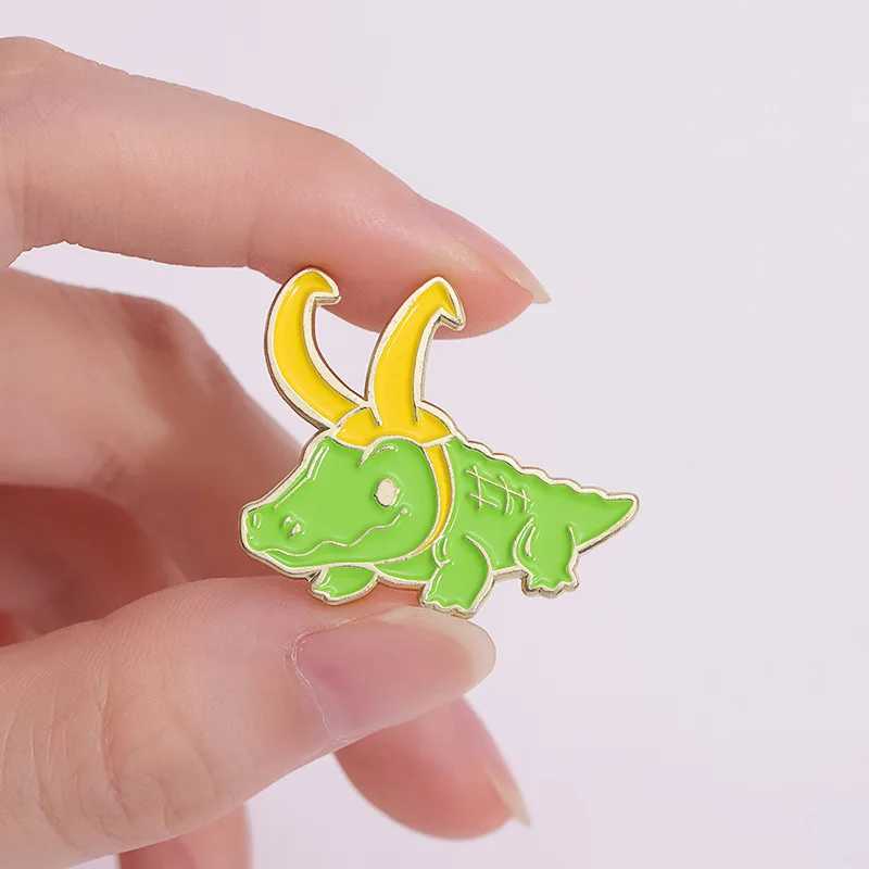 Crocodile Buggy Animal Fan Art Kawaii Enamel Pin Backpack Clothing Accessories Gifts Cute Collar Badge Jewelry Wholesale W240815