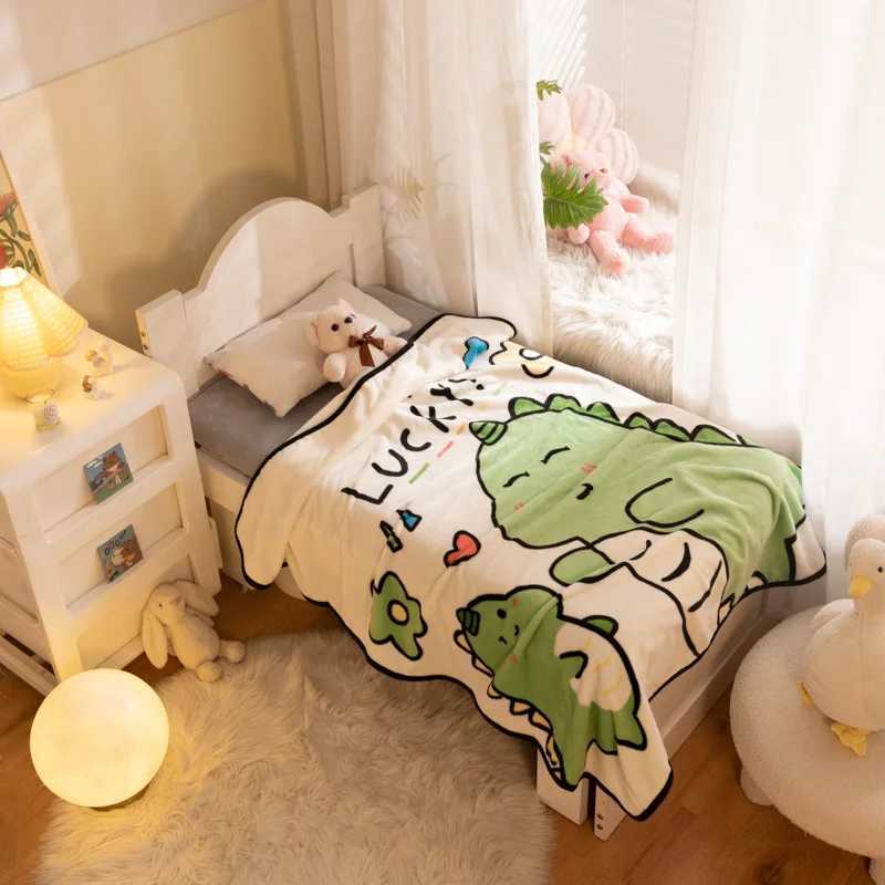 SummerAir Conditioning Nap Blanket Kids Blanket Childrens Day GiftCartoon Flannel Baby Blanket Swaddle Blanket Super Soft Sum Y240815
