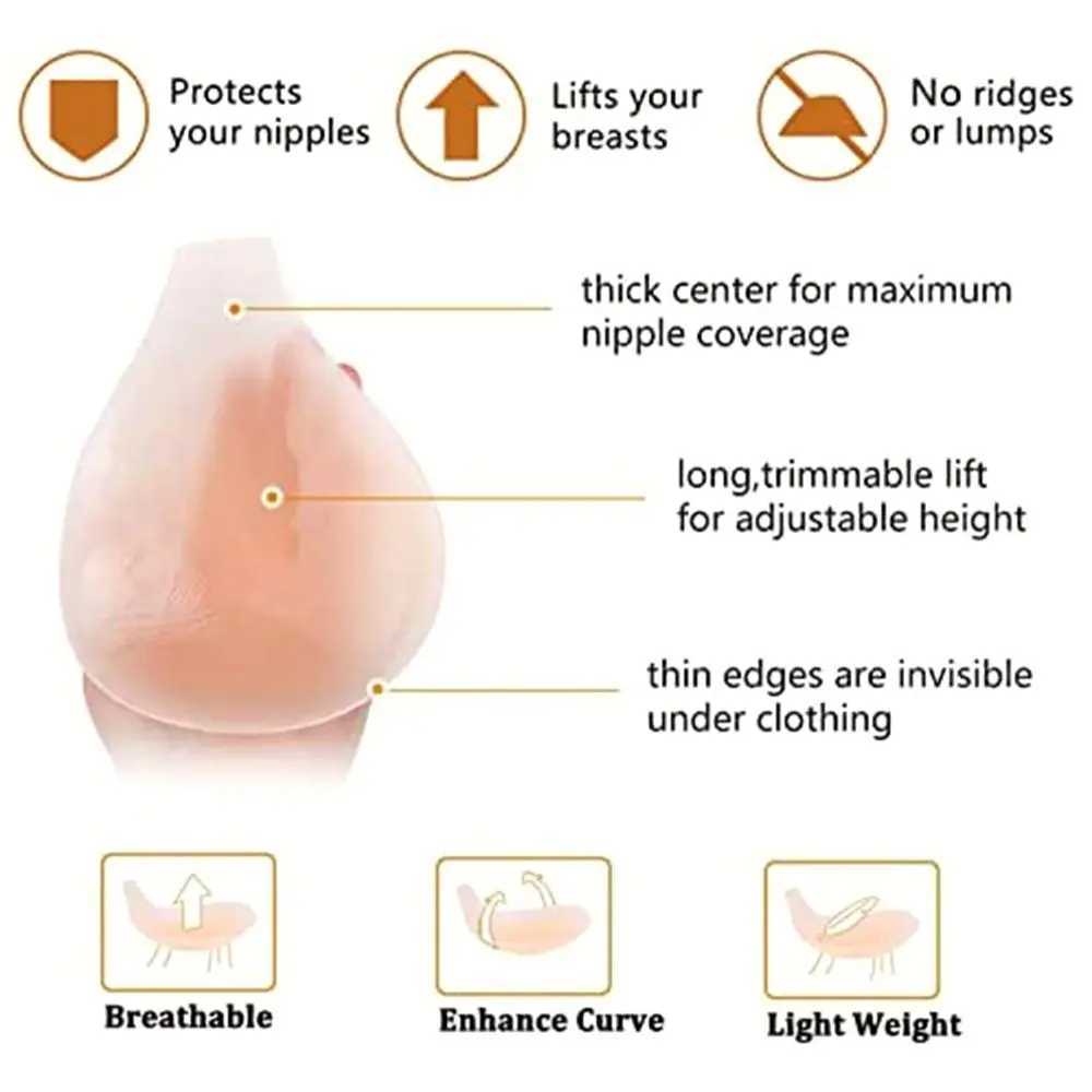 Nude sexy womens self-adhesive bra with breast pads nude bra with chest stickers strapless breast liftingXJ250324