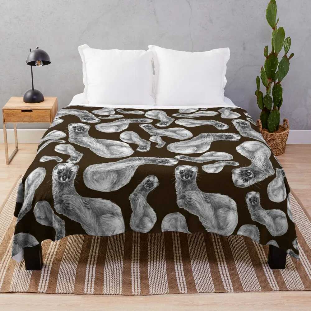 Cover blankets Sofa throw blanket coraline fleece blanket cooling blanket custom decorative bed blankets Plaid dog cute beach Y240815