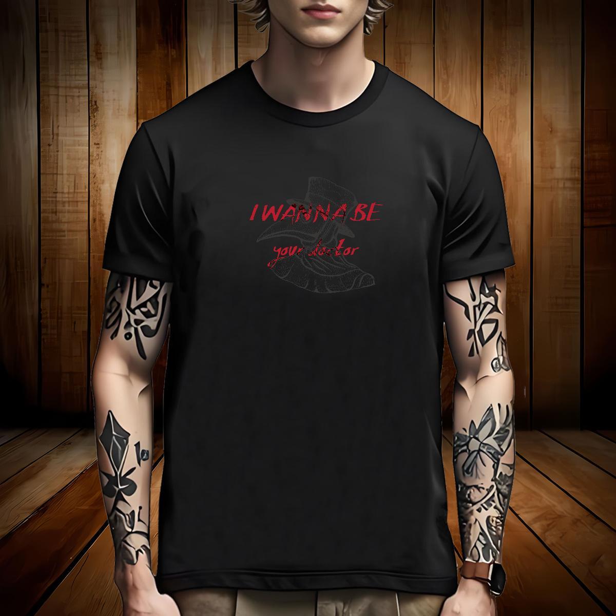Loose Man T Shirts bird Crew Neck Breathable Beach Custom Print Plus Size 100% Cotton 230g Men Clothes T-Shirt New Arrival Tops Shirt
