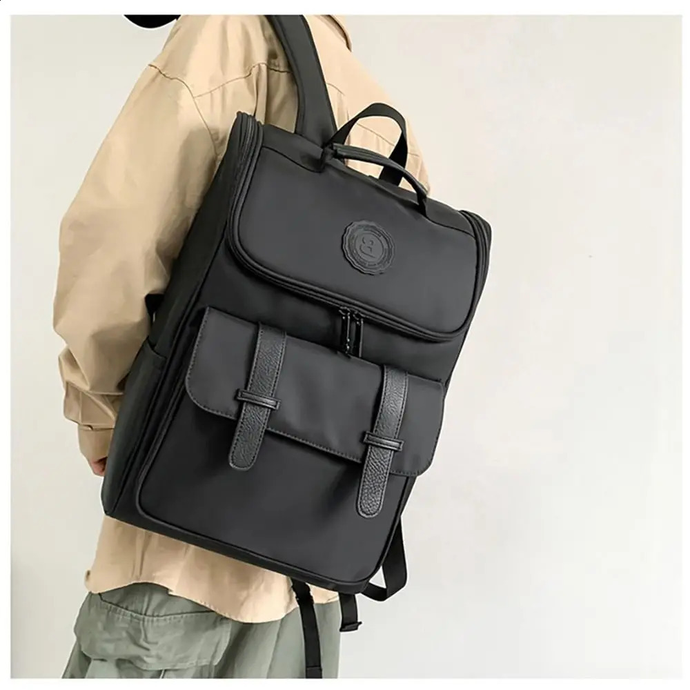 Trendy Multifunctional Backpack 17 Inch Large Capacity Travel Bag School Student Backpack Waterproof Computer Bag Men Women 240813