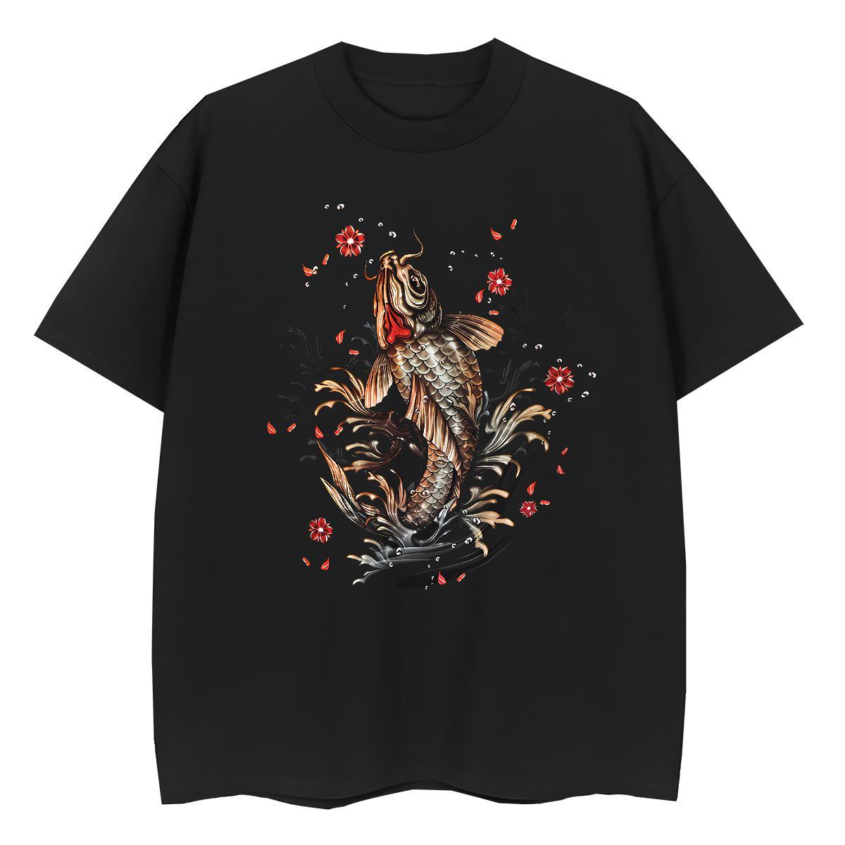 Popular Men T Shirts Breathable Crew Neck Casual Daily Wear DIY Anime 230g 100% Cotton Tshirt for Man Woman Stylist Tees Shirts