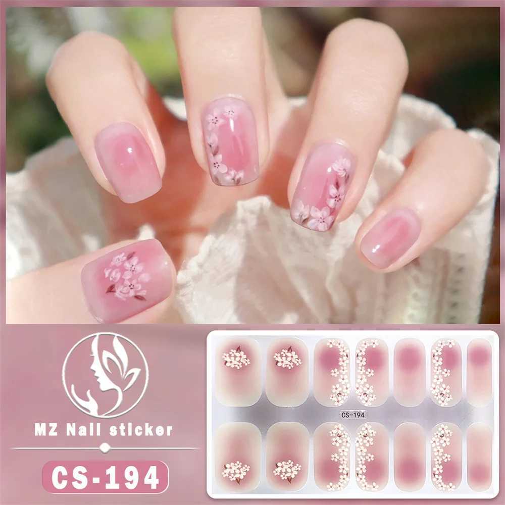 Comfortable To Wear Sticker Simple And Fashionable Bake Free Gel Long-lasting Wear Festival Design Gel Nail Polish Nail StickersXJ240814