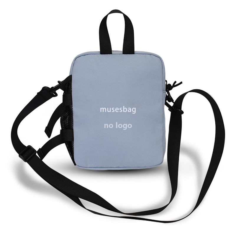 Trendy tooling crossbody bag Solid color convenient shoulder bag Casual all-in-one mobile phone bag Student commuting bag