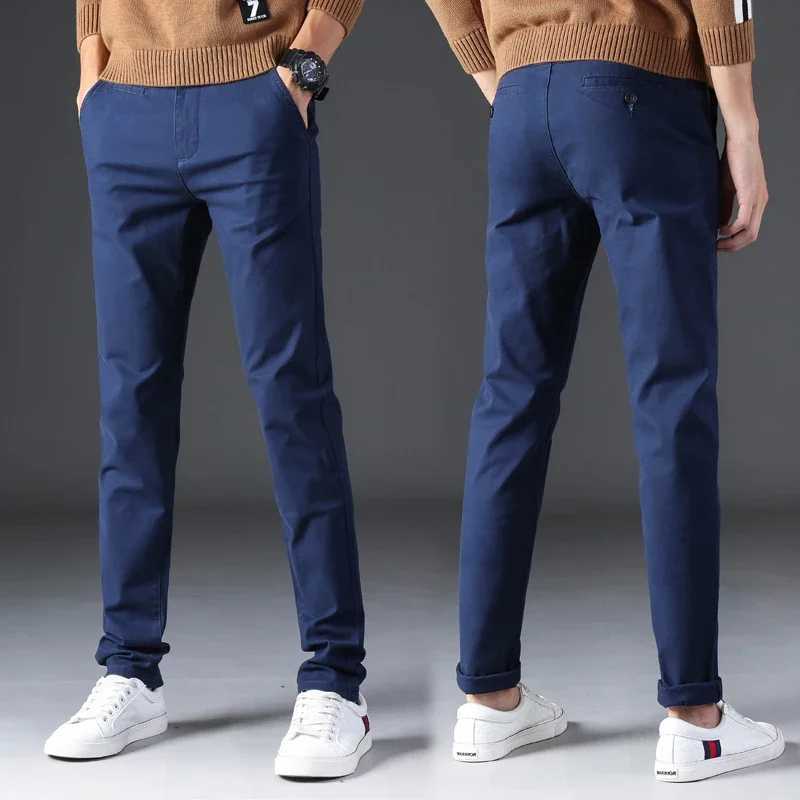 Mens luxury clothing casual pants mens cotton ultra-thin striped Chinos Fashion Trouser mens fashion brand basic mens pants 2023W240725