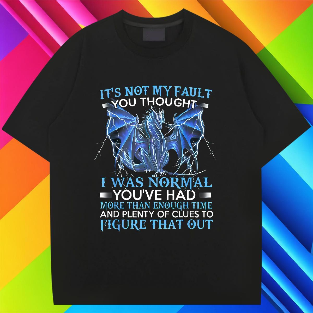 Cool T shirt dinosaur O-Neck Short Sleeve Hip Hop Plus Size Custom 230g Cotton Tshirts New Designer Tees Shirts