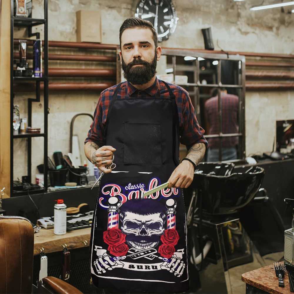 Hair salon hair apron waterproof hair stylist dress hair stylist fabric anti-static hair shawl tool W240814