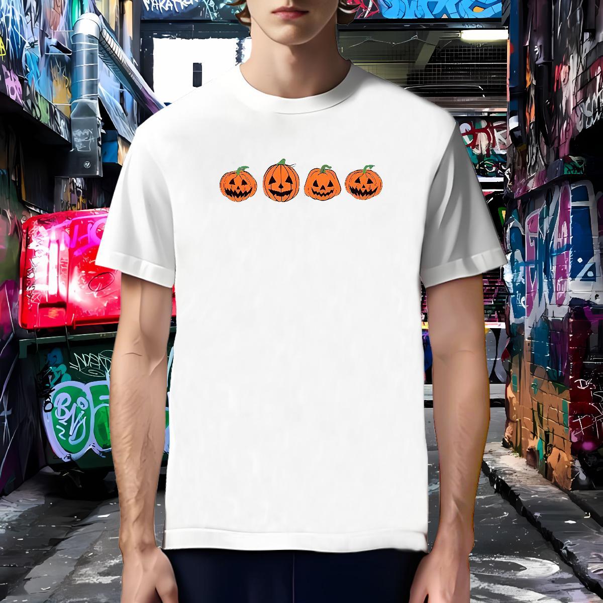 Classic Mens T Shirts halloween Breathable Crew Neck Street Casual Floral Print 230g 100% Cotton Mens Tshirts Stylist Tees Shirts