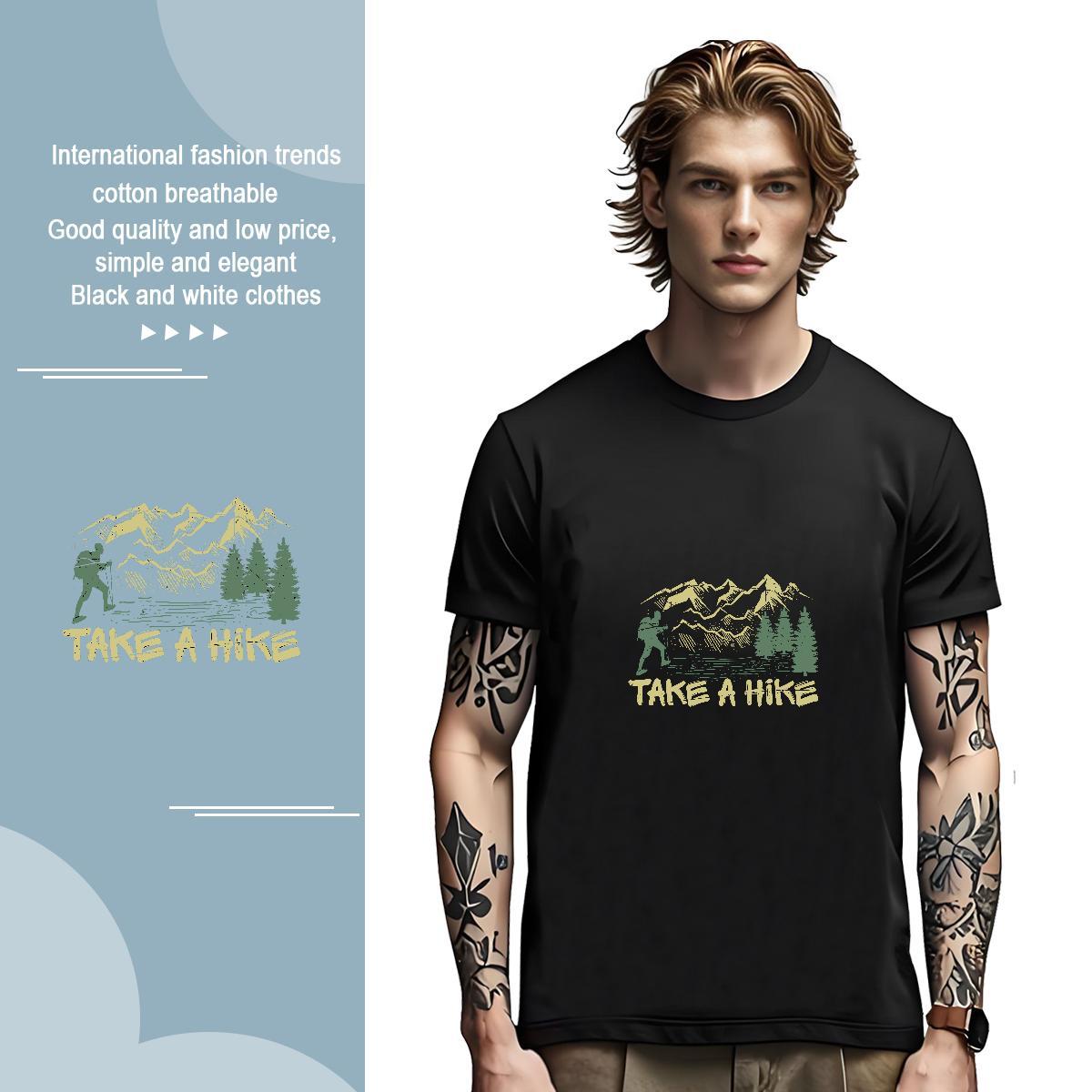 T shirt 230g 100% Cotton tree Home Outdoor Short Sleeve O-Neck Plus Size Cartoon Tshirt for Man Woman Fashion Casual Free Shipping Wear