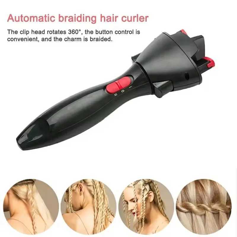 Electronic rapid twisting hair weaving tool automatic hair weaving machine W240814