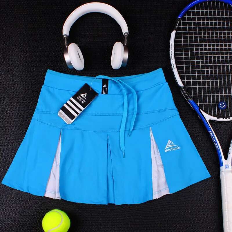 Shorts with Underneath Tennis Dress Skorts Women Falda Mujer Feminino Jupe Short Tenis Sport Skirt