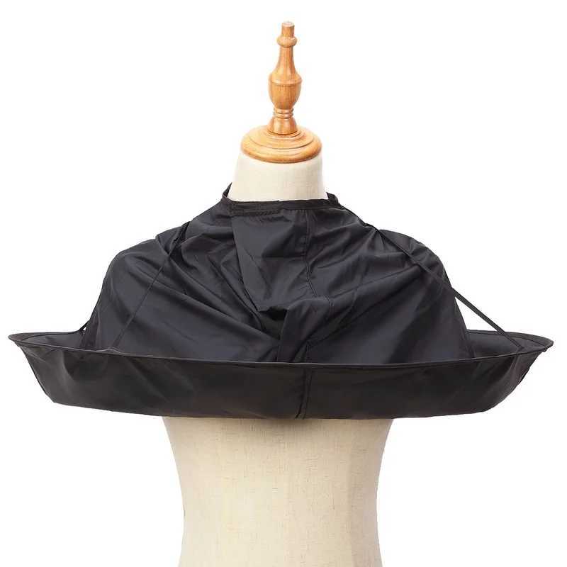 4-color DIY hair cutting cape umbrella corner hair cutting cape shaving apron hair stylist dress cover home cleaning protector W240814
