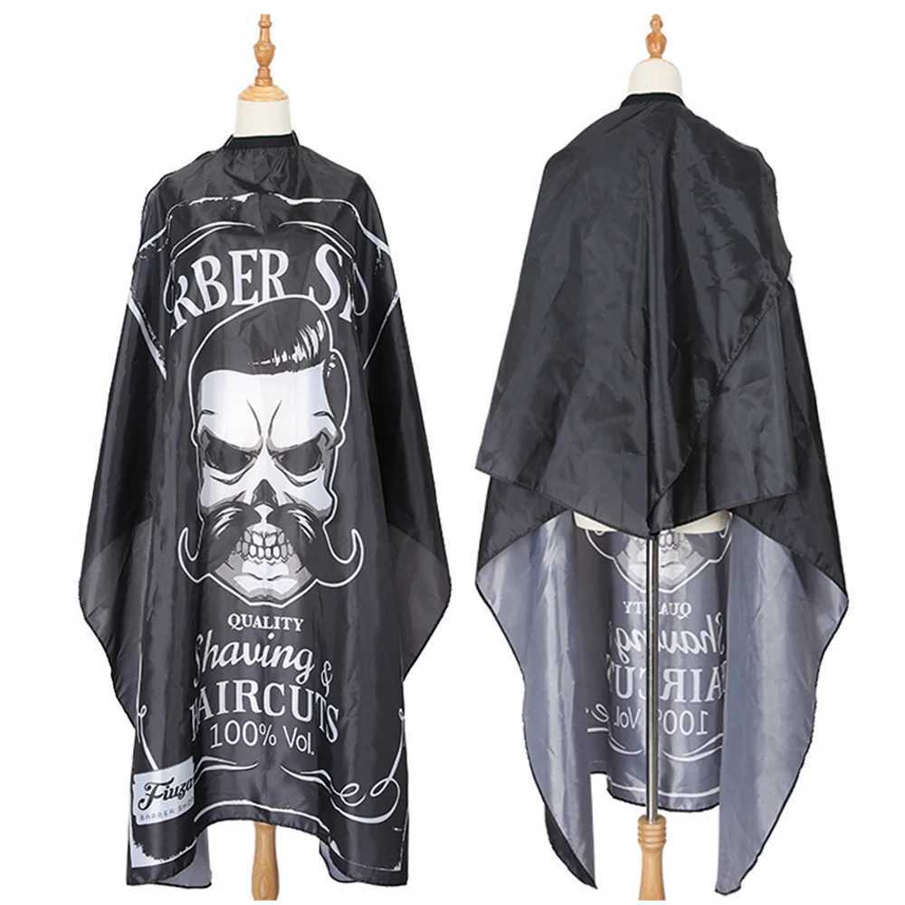 Black white non-woven fabric cardigan hairstyle cardigan hairstyle cardigan waterproof hairdresser hairstyle cardigan hair dye cardigan styling fabric