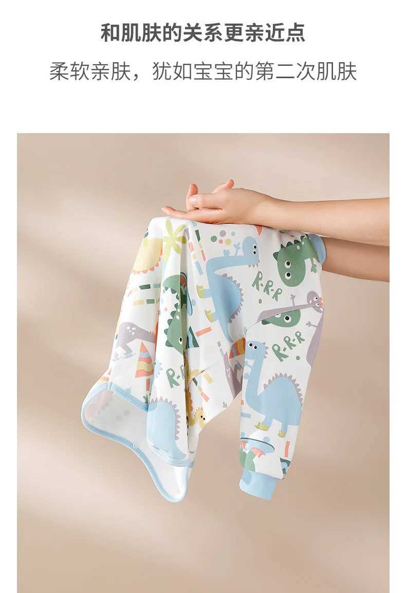 Spring Autumn Newborn Baby Sleep Sack Long Sleeve Homewear Cartoon Car Print Boy Girl Infant Toddler Sleep Bag Pajamas Robes Y240814