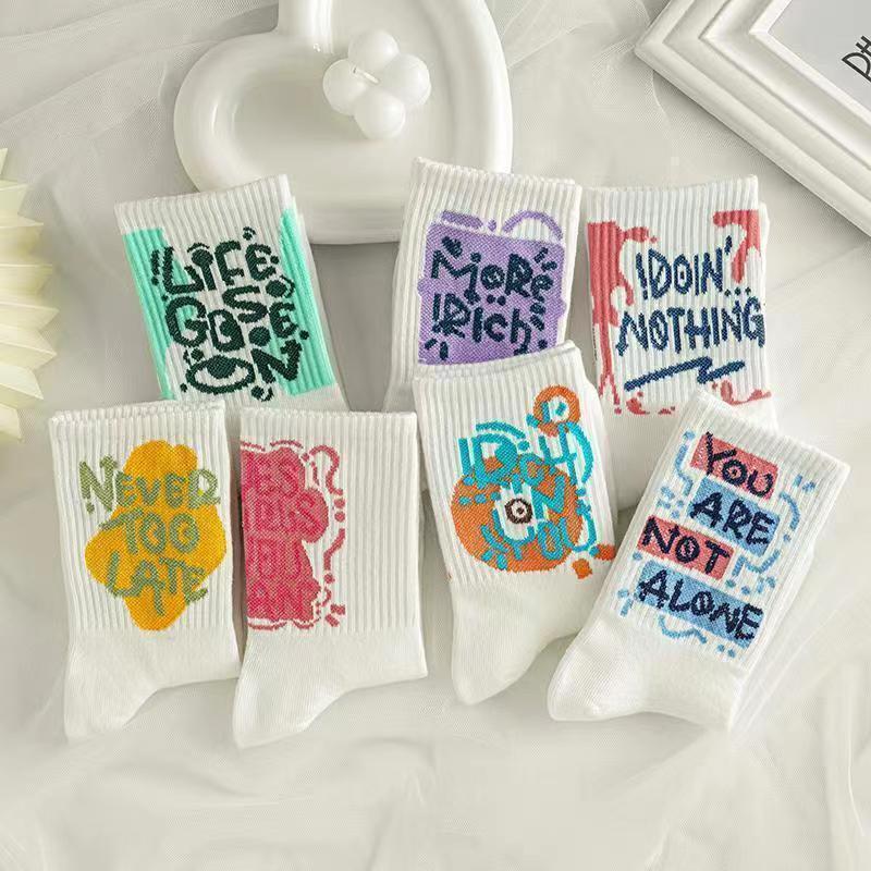 Japanese Inspired Kids Sport Socks - Comfortable Mid Tube Fit for Spring and Summer Styles