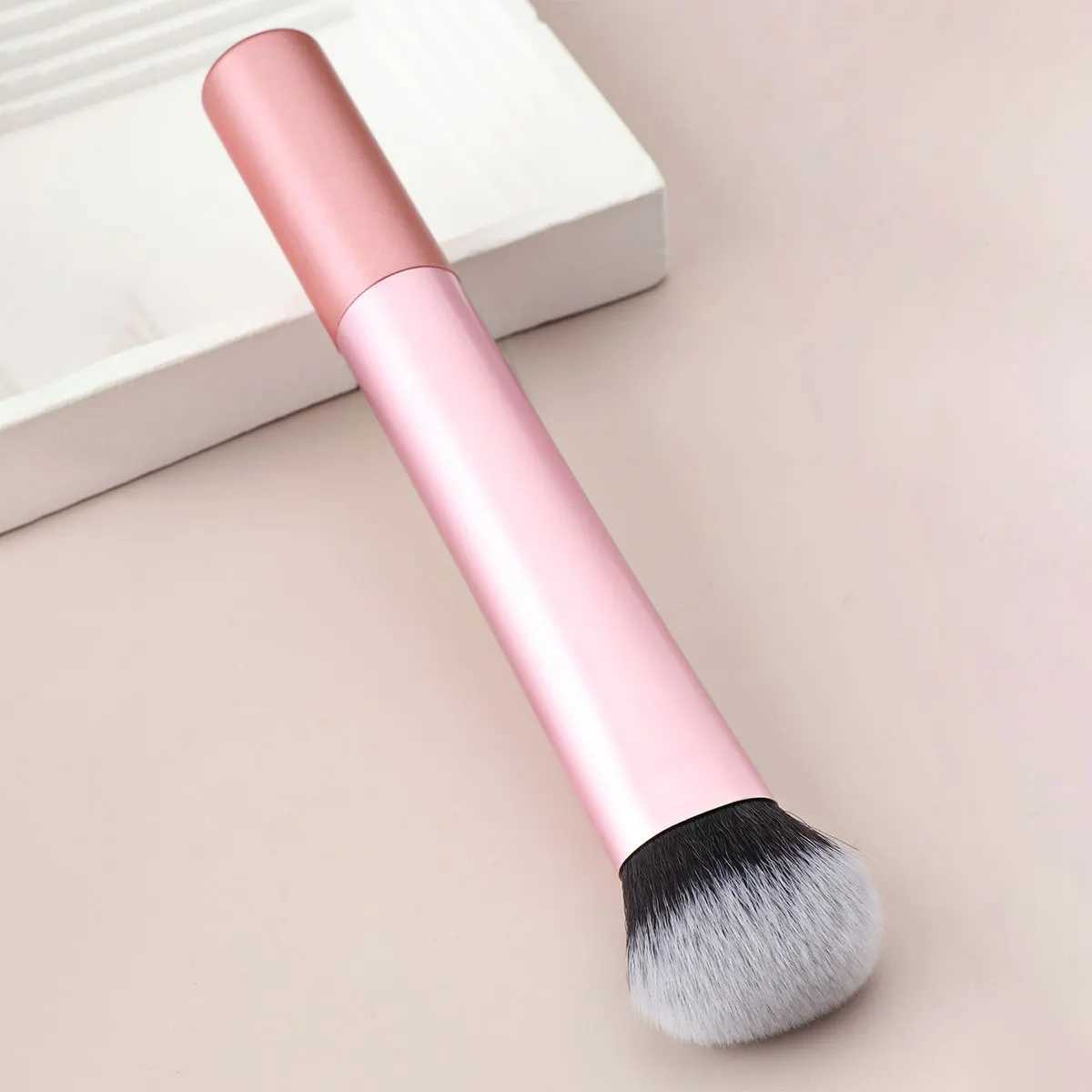 1 basic brush cheek makeup brush facial brush for powder blusher bronze and fluorescent agent makeup brush for loose or pressed powder W240814