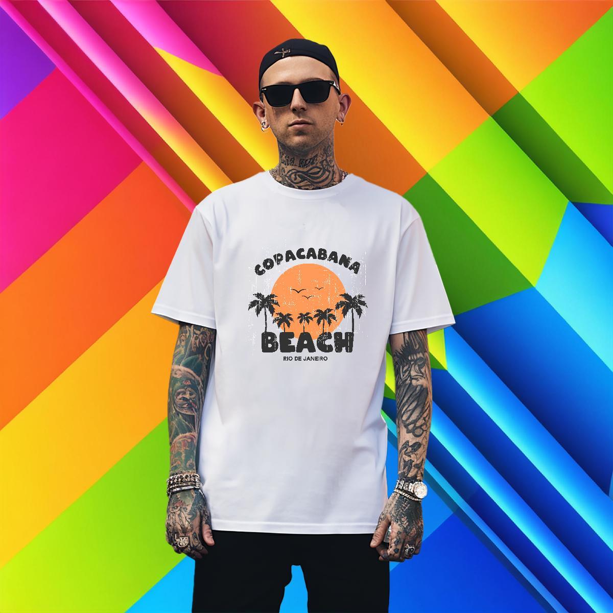 Comfortable letter Man T Shirts Outdoor Men Tshirts 230g 100% Cotton 2024 DIY Pure Cotton Floral Print Clothes