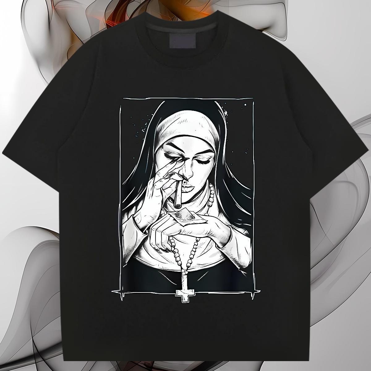 T-Shirts 230g Pure Cotton portrait Beach Breathable Short Sleeve DIY Printed Couples T Shirts Fashion Designer Cool Tops Tees