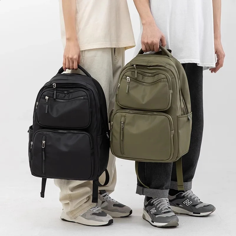 Waterproof School Backpack Female Fashion Laptop Bag for Women 15 Inch Airplane Travel Backpack Men Mochila Large Capacity 240813