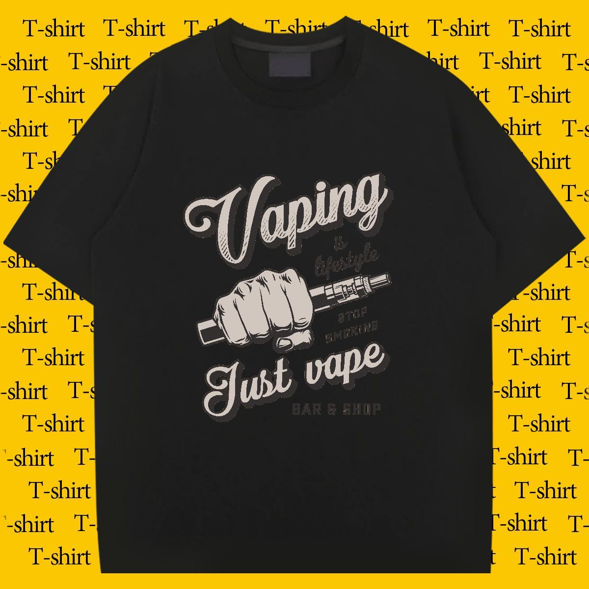 Loose Fit Tshirts Casual Daily Wear 230g Pure Cotton DIY Printed O Neck Short Sleeves tool T shirt Brand Tops Shirt