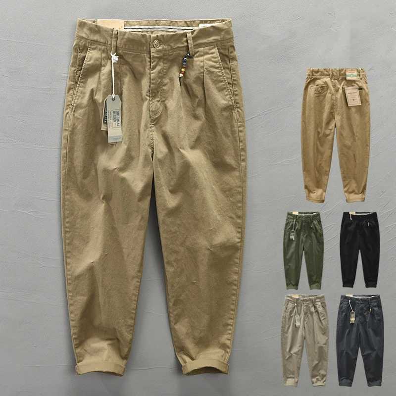 Cotton Casual Outdoor Trouser Business Casual Mens Solid Color 97% cotton breathable sweat absorbing daily casual Trouser.W240725
