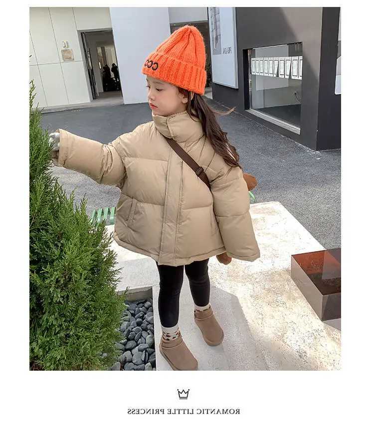2023 Korean Childrens Clothing Girls Winter Coat Childrens Winter Jacket Childrens Clothing Thickened Warmth W240814